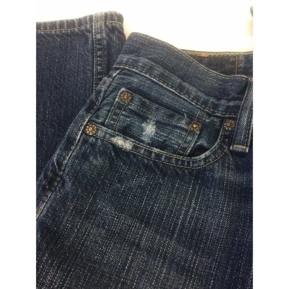 Levi's Mens's 514 Straight Fit Denim Jeans 29x30 Distressed Med Wash - Picture 3 of 9